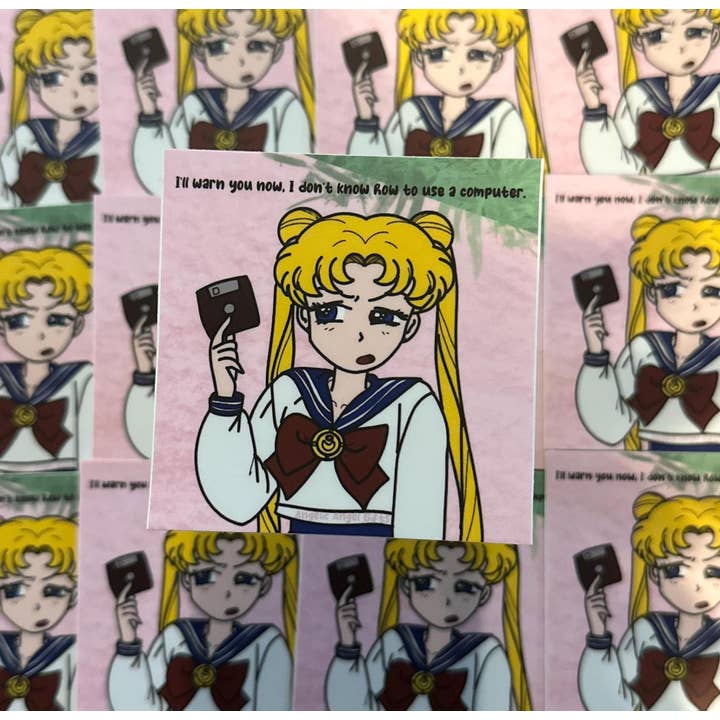Angelic Angel Gifts - Wholesale Sticker - Sailor Moon Waterproof Vinyl Anime Stickers for Laptops5