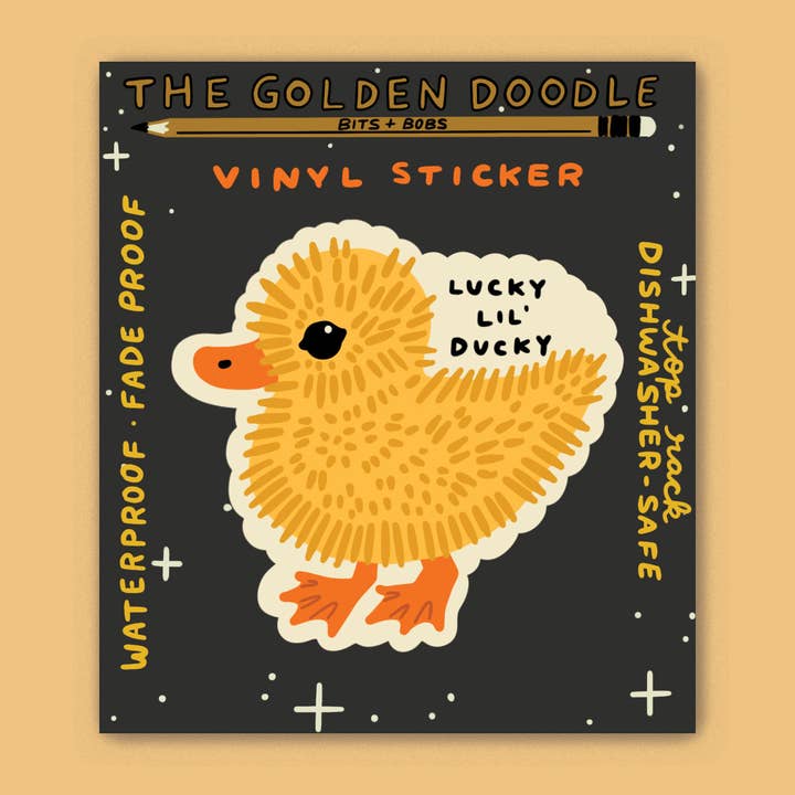 The Golden Doodle - Wholesale Sticker - Kids & Baby - Lucky Lil Ducky - waterproof vinyl sticker