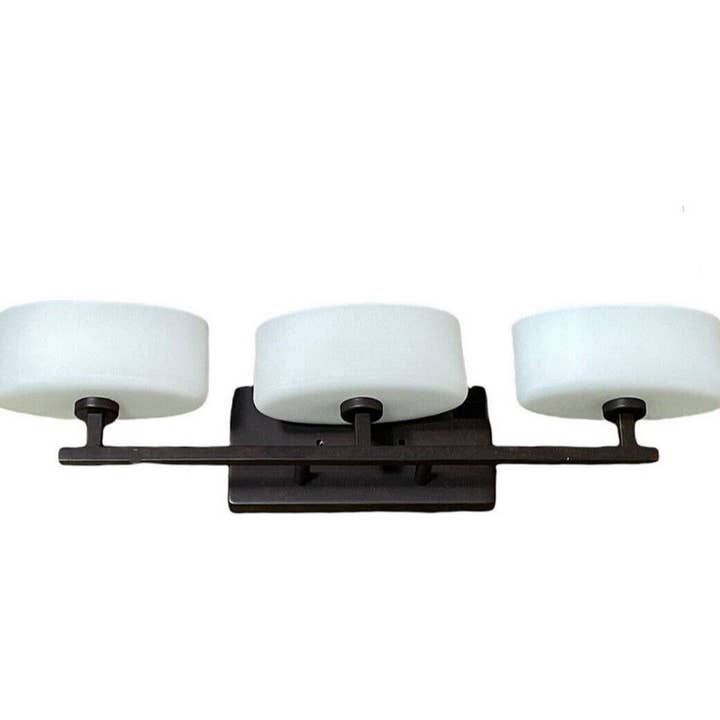 24" PORTFOLIO 3-LIGHT VANITY WALL LIGHT C/P 1,BROWN BOX W... for wholesale by GreatBuy.com