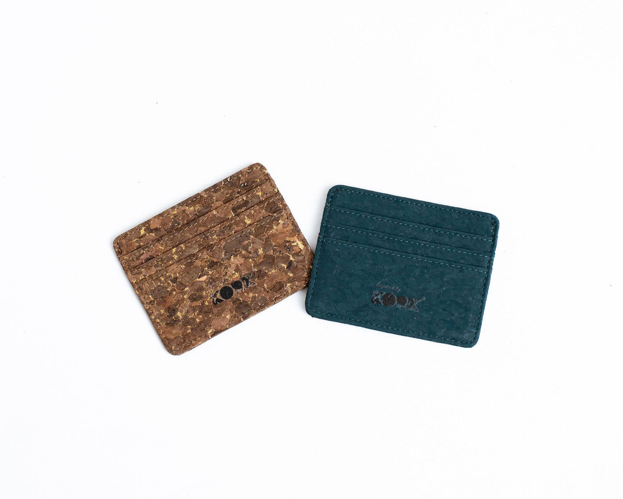 KORK & Inspired by KORK - Wholesale Card Holder - Women's - Cork Credit Card Holder -Dark Teal4