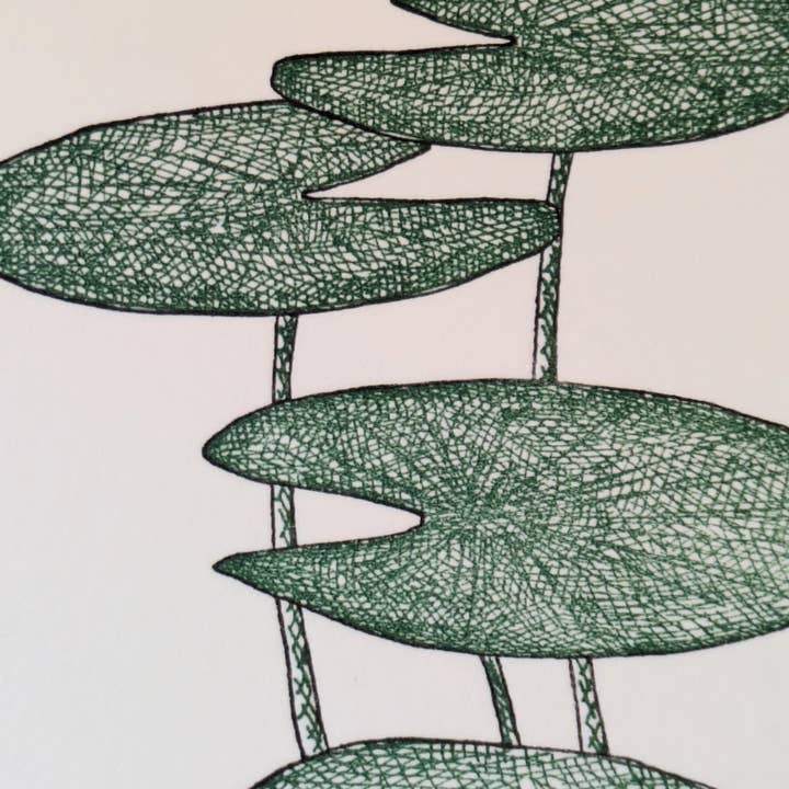 Painted Tongue Press - Wholesale Sympathy Card - Lily Pad Sympathy Card2