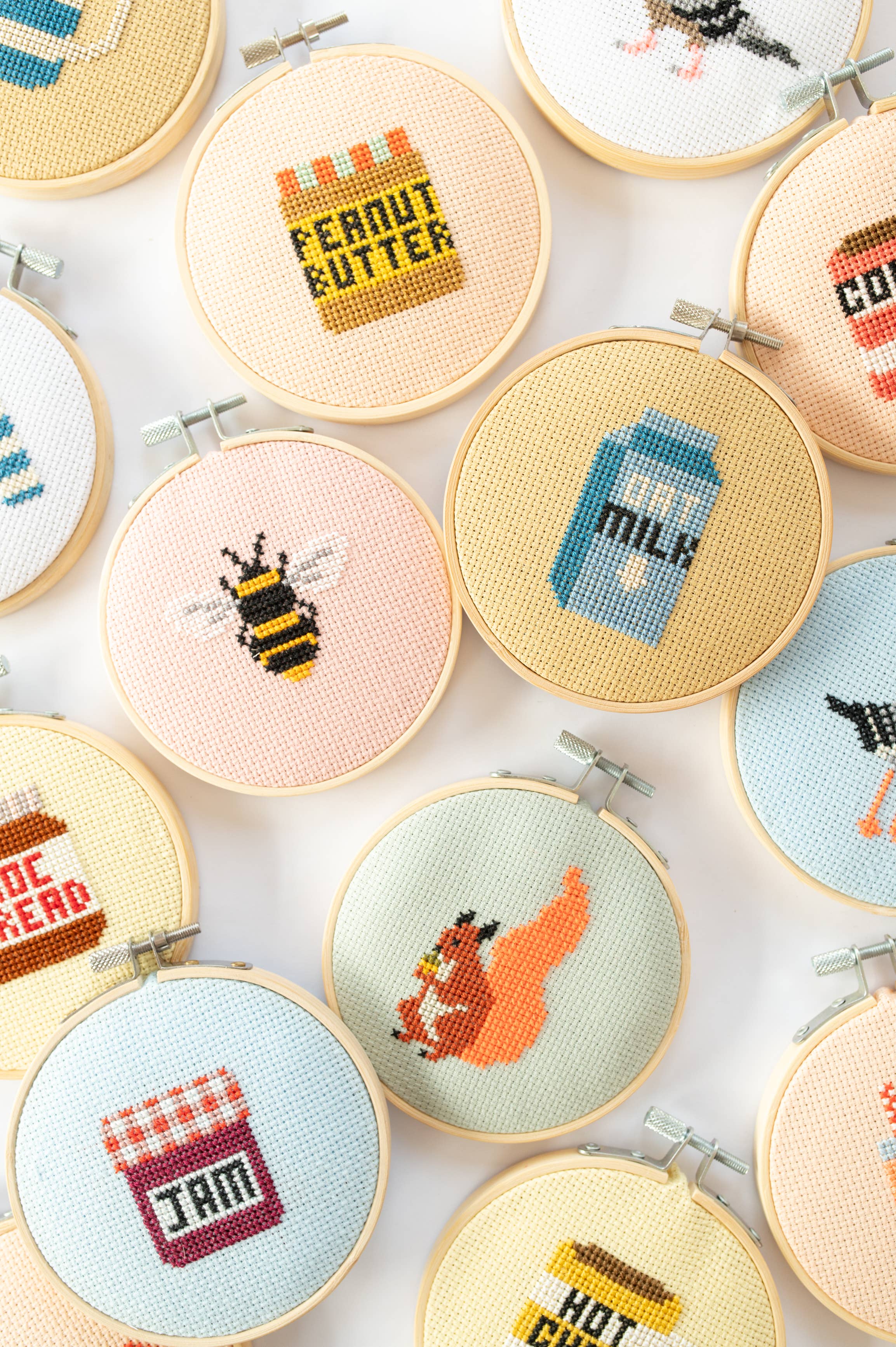 Cotton Clara Craft Kits & Supplies - Wholesale Craft Sewing Kit - Beginner Bumble Bee Cross Stitch Kit9