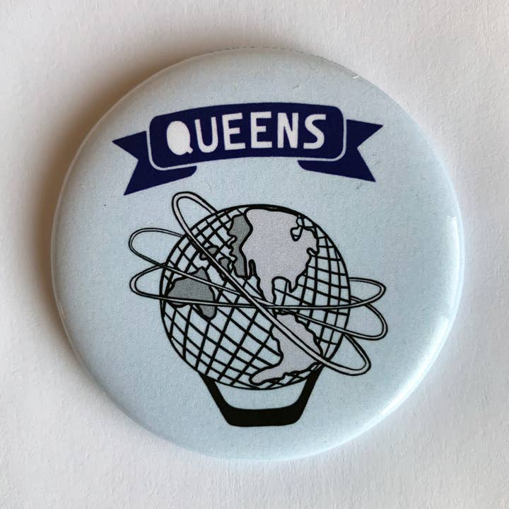 Aimant souvenir Queens Unisphere Globe New York New York New York pour la vente par Made by Nilina