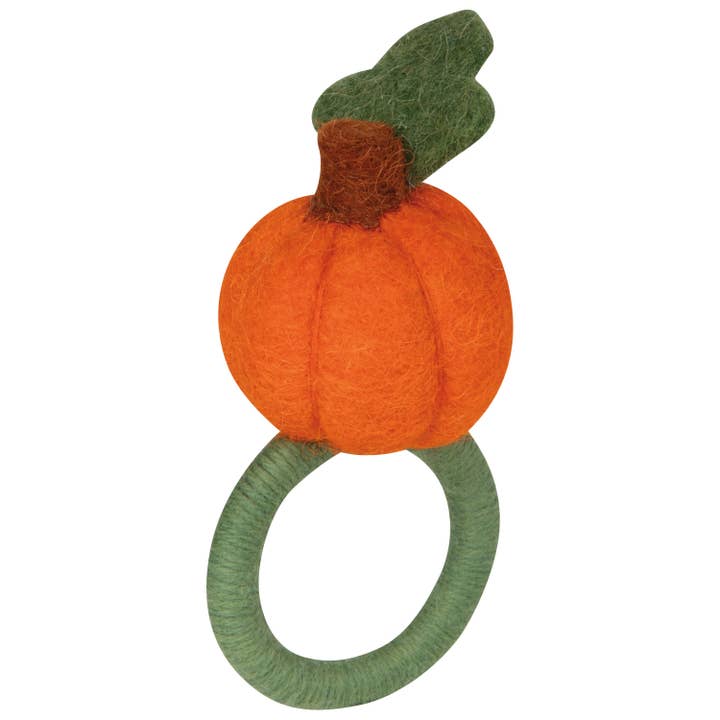 Now Designs Autumn Plenty Thanksgiving Felt Napkin Ring for wholesale by Danica Brands