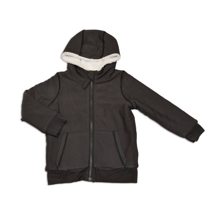 Silkberry Baby - Vendita all'ingrosso Felpa con cappuccio - Bambini - Felpa con cappuccio in pile di bambù con fodera in sherpa