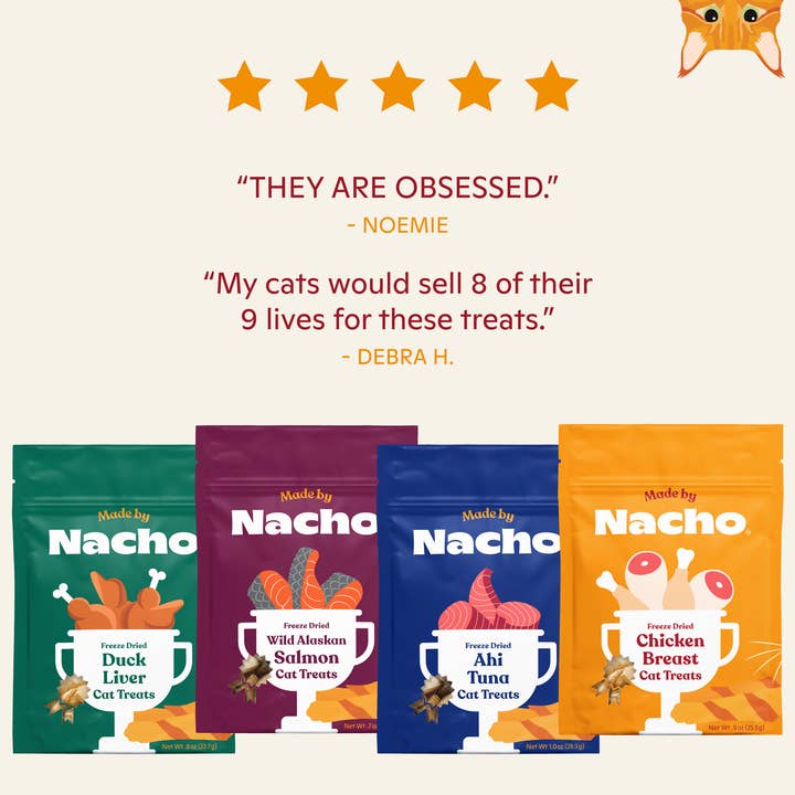 Made By Nacho - Wholesale Pet Treats - Cat - Freeze-Dried Chicken Breast Treats4