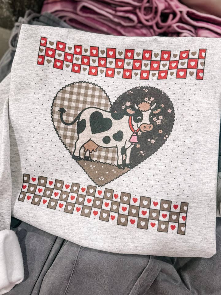 Bauernland Vintage Oma Valentinstag T-Shirt oder Pullover für den Großhandel von Jolene's Boutique