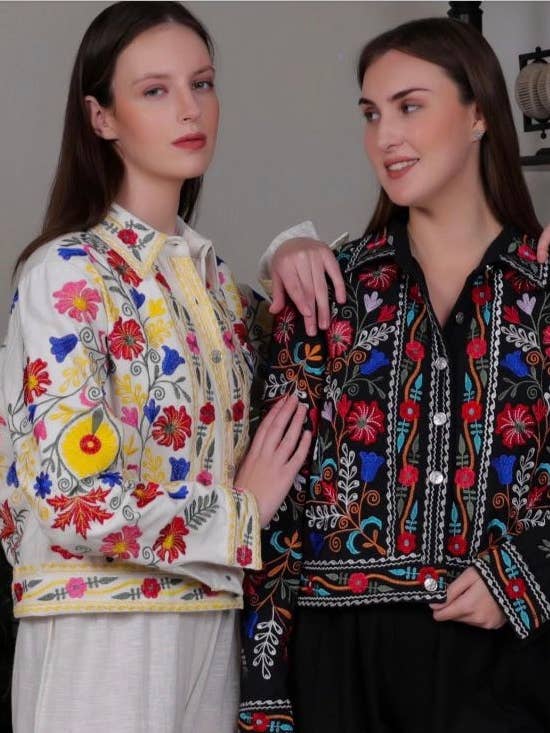 EMBROIDERED JACKET for wholesale by SWEET MAGIC MODA Y COMPLEMENTOS