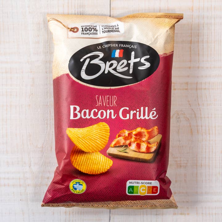 Brets Bacon crisps 125g x 10 for wholesale by Victus Emporium