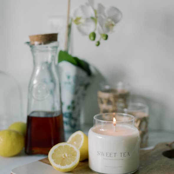 Charleston Candle Co. – wholesale Jar/filled candle – Sweet Tea Soy Candle | Front Porch Collection1