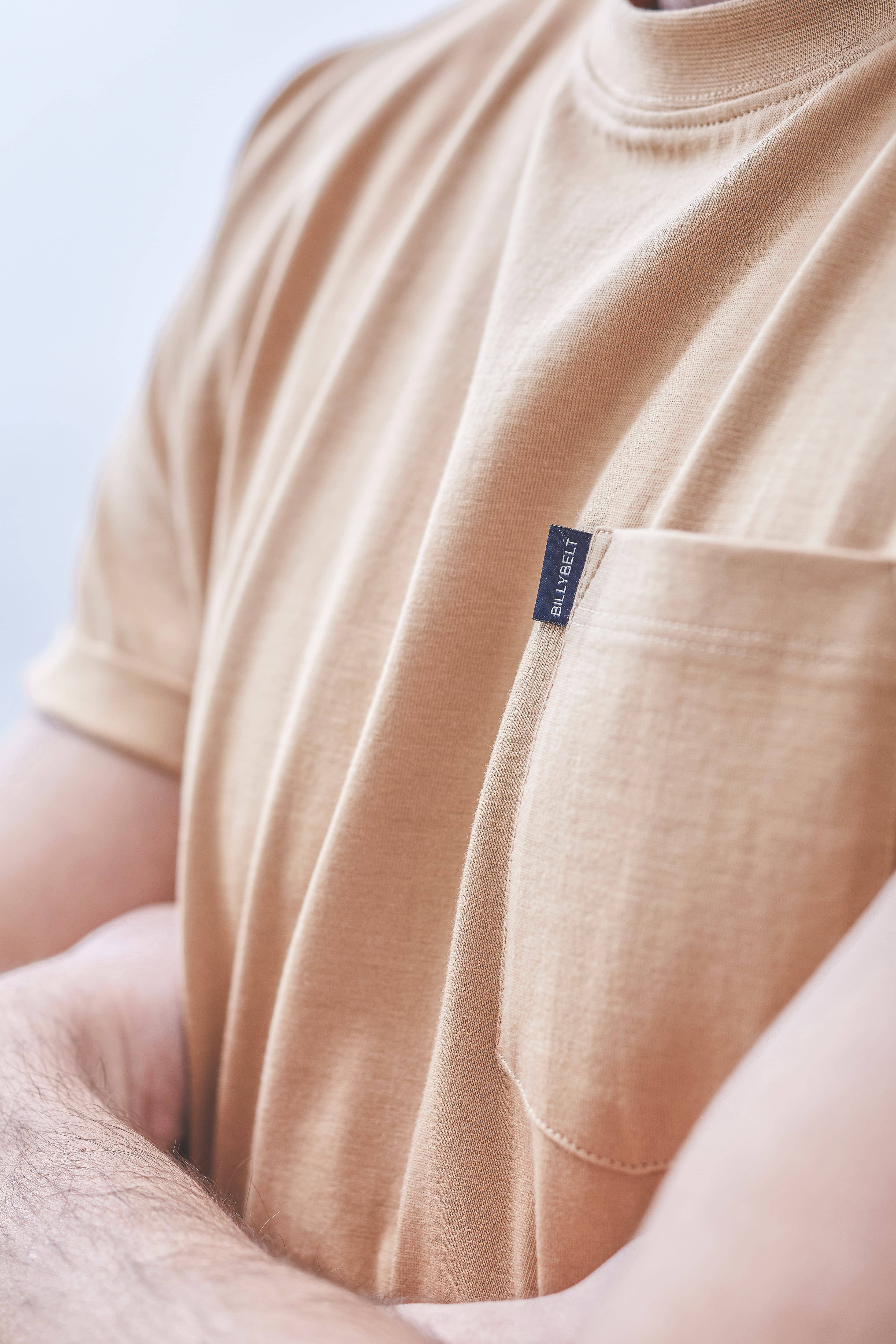 BILLYBELT – wholesale T-shirt – Herr – Mottled Desert ekologisk bomullströja2