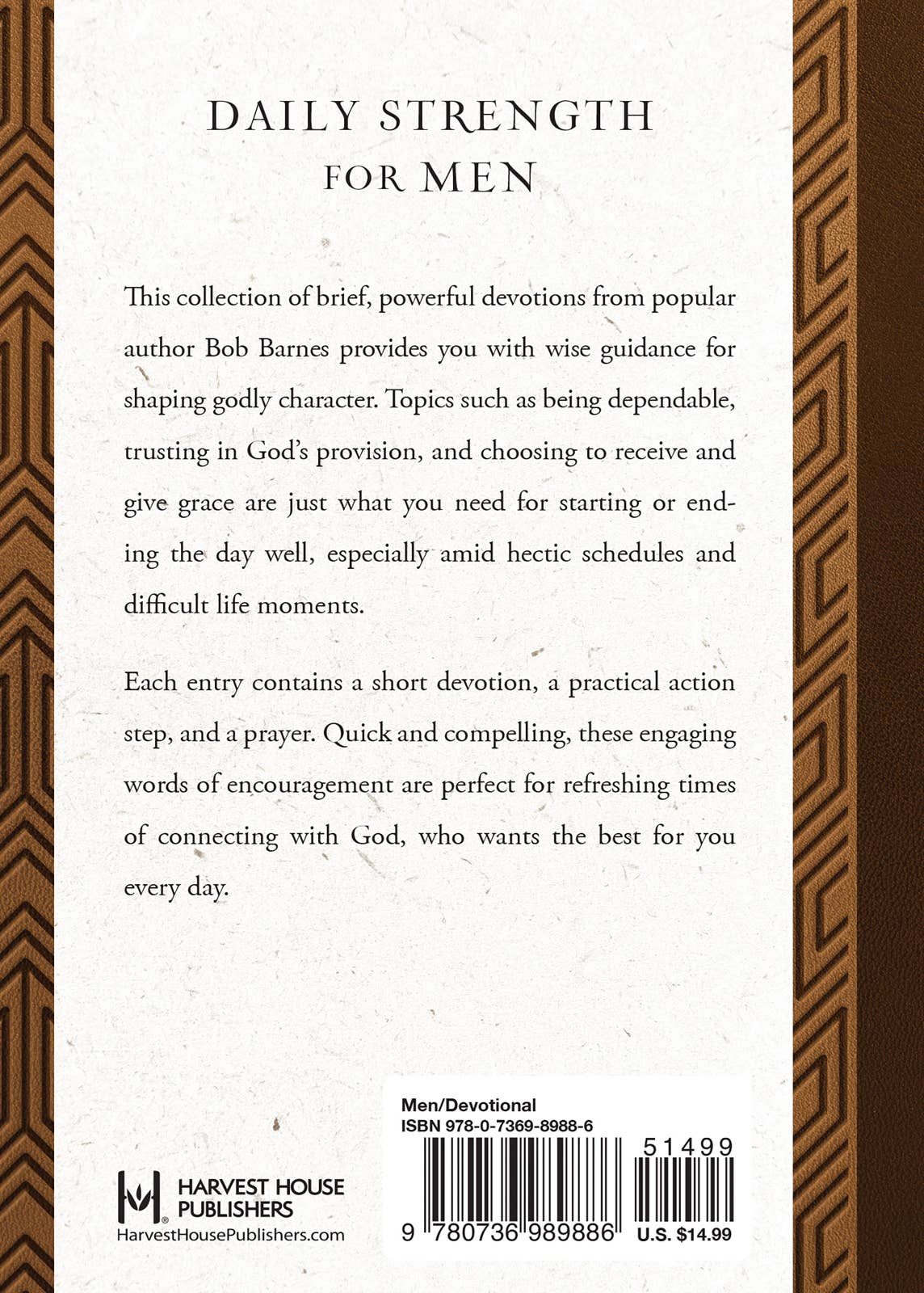 Harvest House Publishers Gift & Specialty Books - Wholesale Religion - Five-Minute Devotions for Men (Milano Softone)1