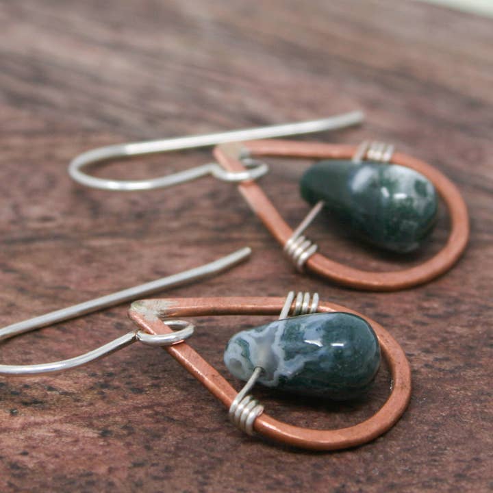 Rising Jewelry - Wholesale Dangle Earrings - Whimsy drop earrings-copper small3