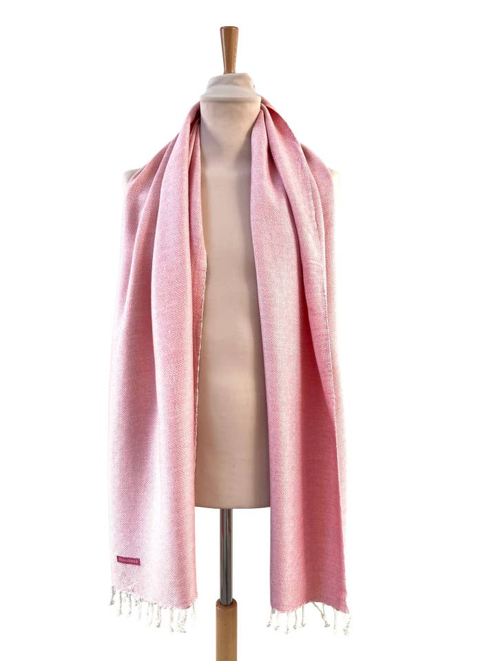 The Grand Krama Hot Light Pink for wholesale by Krama Heritage
