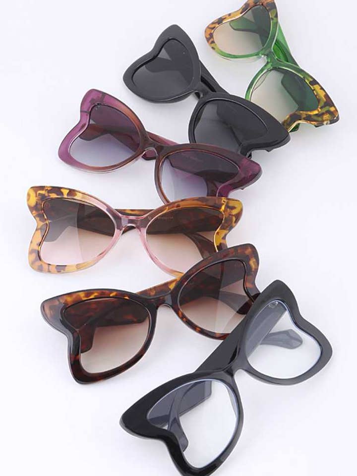ENSEMBLE DE LUNETTES DE SOLEIL SURDIMENSIONNÉES BUTTERFLY ICONIC 100-HS1284 pour la vente par anbfashion