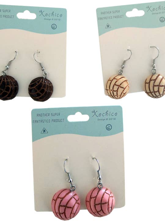 Pan Dulce Hook Earrings for wholesale by Xochico
