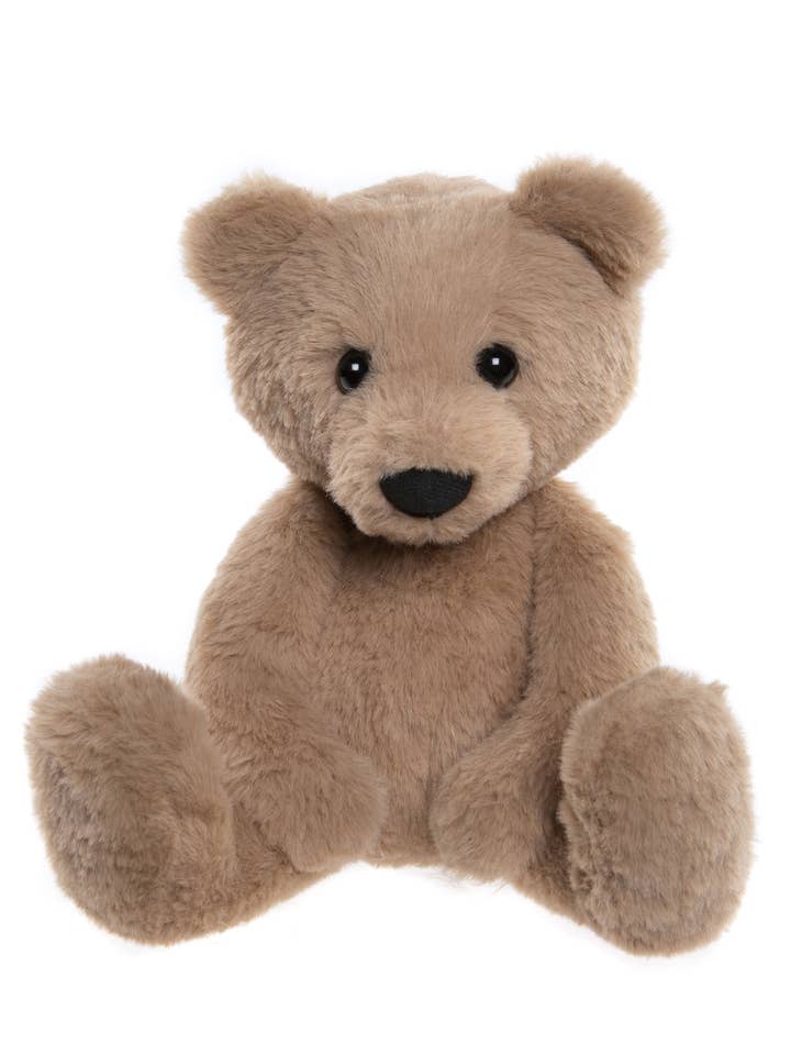 Charlie Bear Oatmeal Brown Soft Plush Toy Teddy Bear for wholesale by Charlie Bears Ltd