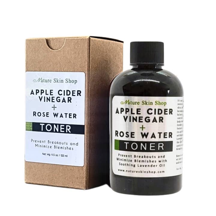 Nature Skin Shop LLC – wholesale Ansiktstoner – Äppelcidervinäger+Rosvatten Toner - Förhindra utbrott