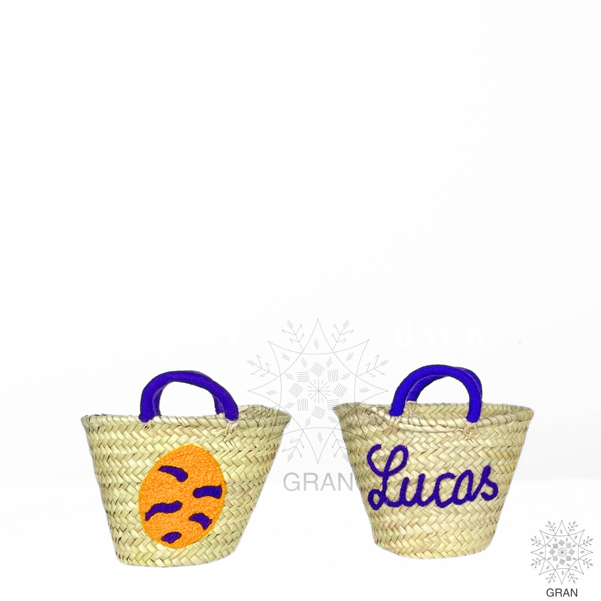 Gran Wholesale – wholesale Basket – Kids & baby –  Personalized Easter Gift For Kids, Easter Straw Basket.3