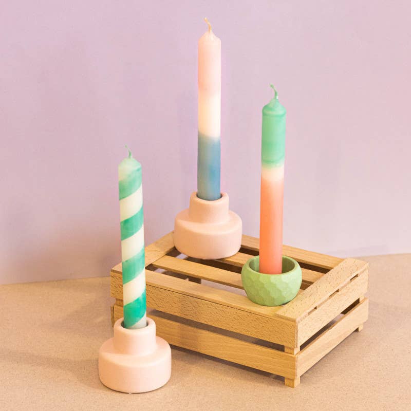 La Petite Épicerie - Wholesale DIY Craft Kit - DIY Home Deco 09 - My Dip Dye Candles - Mint1