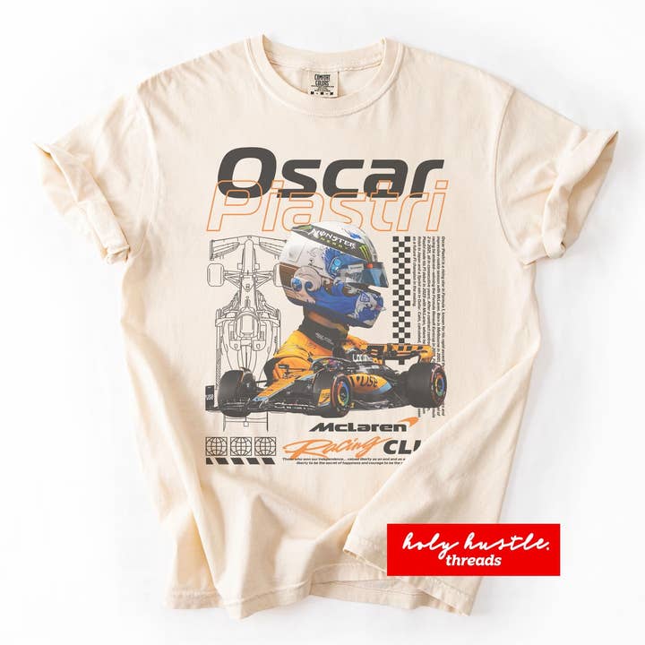 TheKingShirt - Wholesale Graphic Sweatshirt - Women's - Vintage McLaren Formula 1 Tee - Piastri Racing Fan Gift