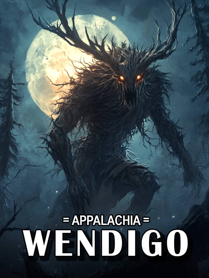 Wendigo - Appalachia Souvenir Wall Art Prints – 8″x10″ Artwork for 11″x14″ Frame for wholesale by Mowbi