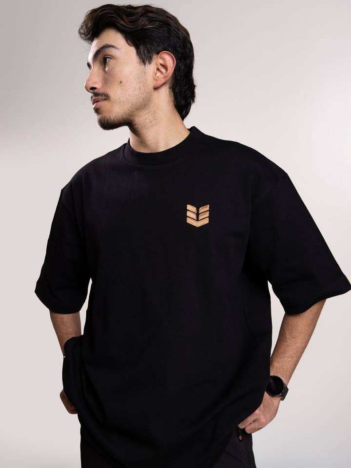 Empire Embodied - Wholesale T-Shirt - Men's - Oversized Unisex T-Shirt Organic Cotton, Embroidered Logo 340gsm (!!)1