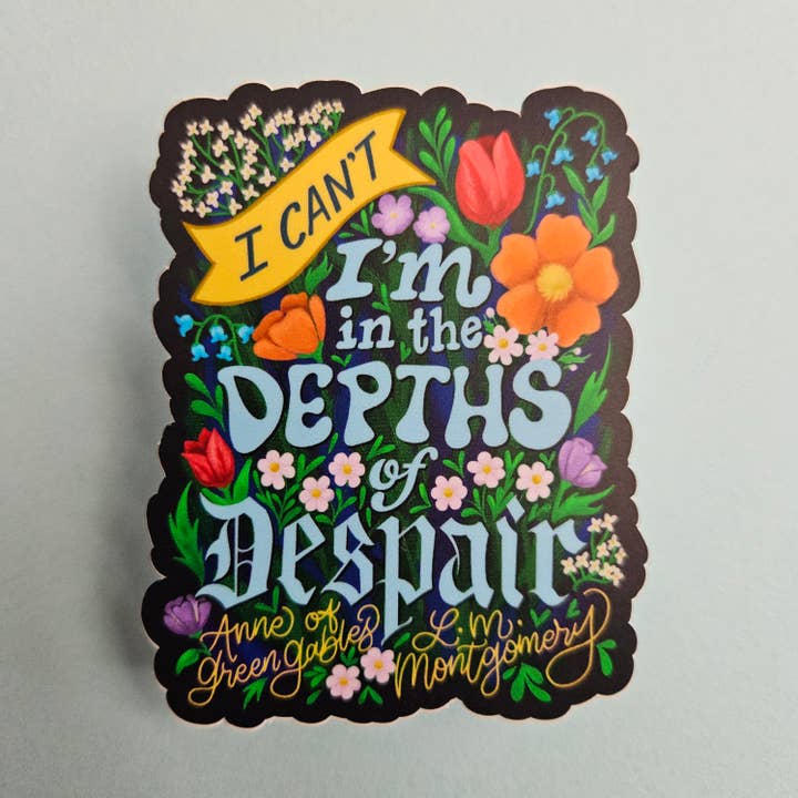 Depths of Despair Anne of Green Gables Sticker for wholesale by Nerd Lady Designs