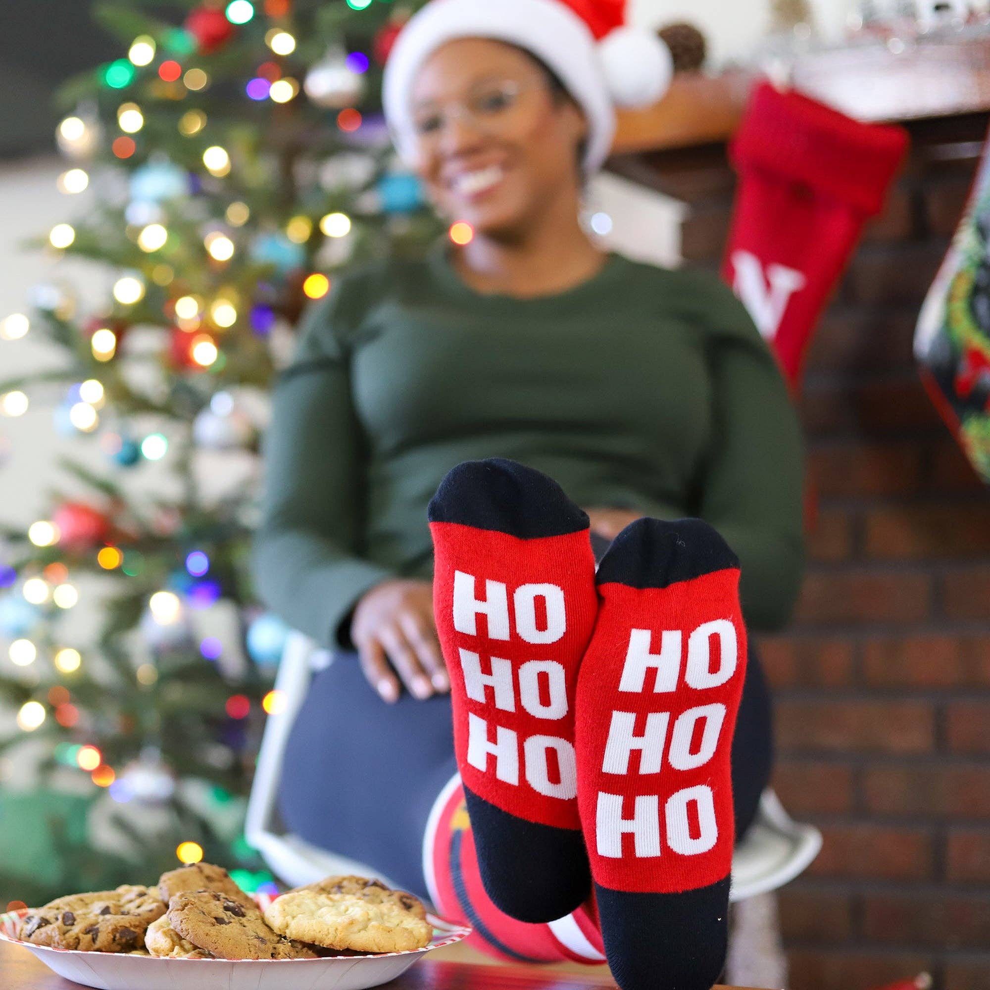 Lavley - Wholesale Socks - Women's - Santa & Elf Knee High Socks (2 Pack)6