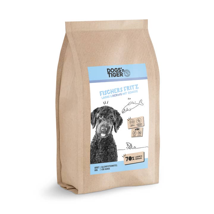 Alimento para perros adultos Dogs'n Tiger Fischer Fritz Salmon & Arenque para venta al por mayor de Dogs’n Tiger