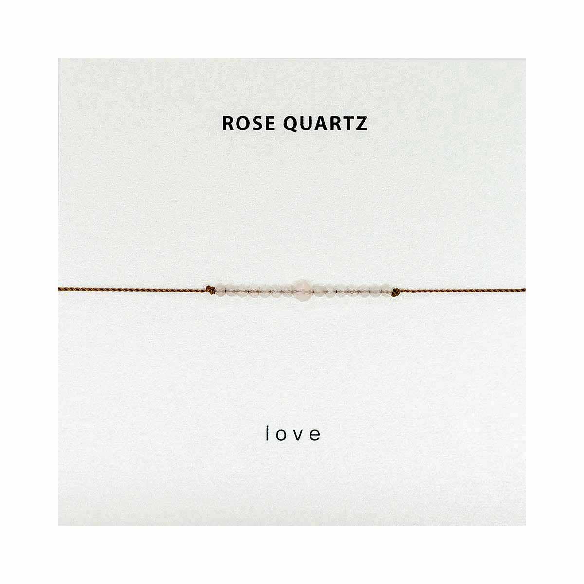 Soulsilk - Wholesale Beaded Bracelet - Rose Quartz Bracelet- Love6