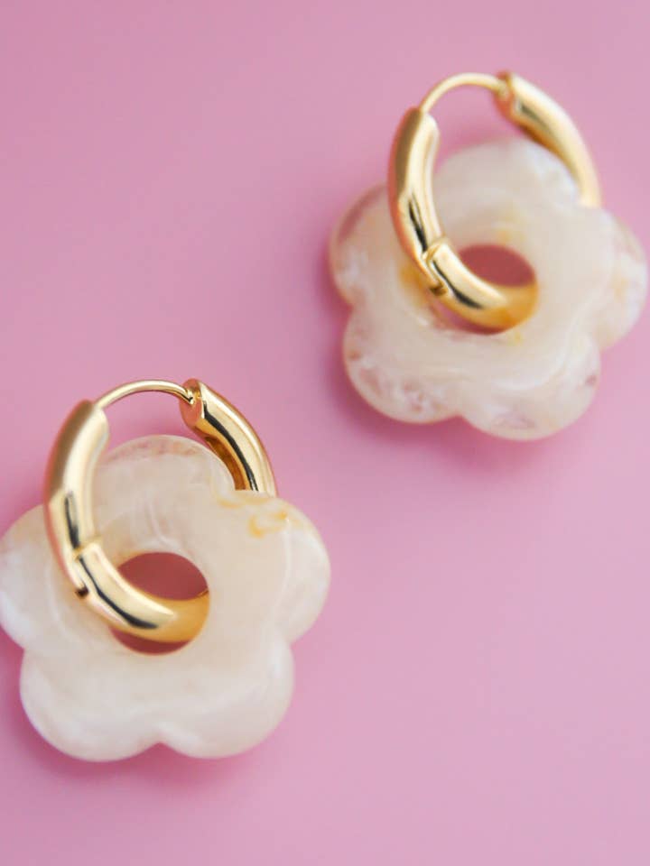 Hoop Flower Maxi Nature for wholesale by Claudia Nabholz