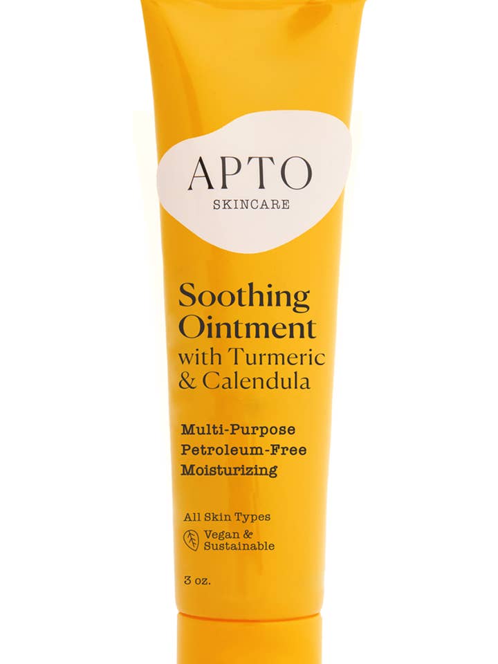 Beroligende salve med gurkemeje & morgenfrue barrierecreme for engroshandel hos Apto Skincare