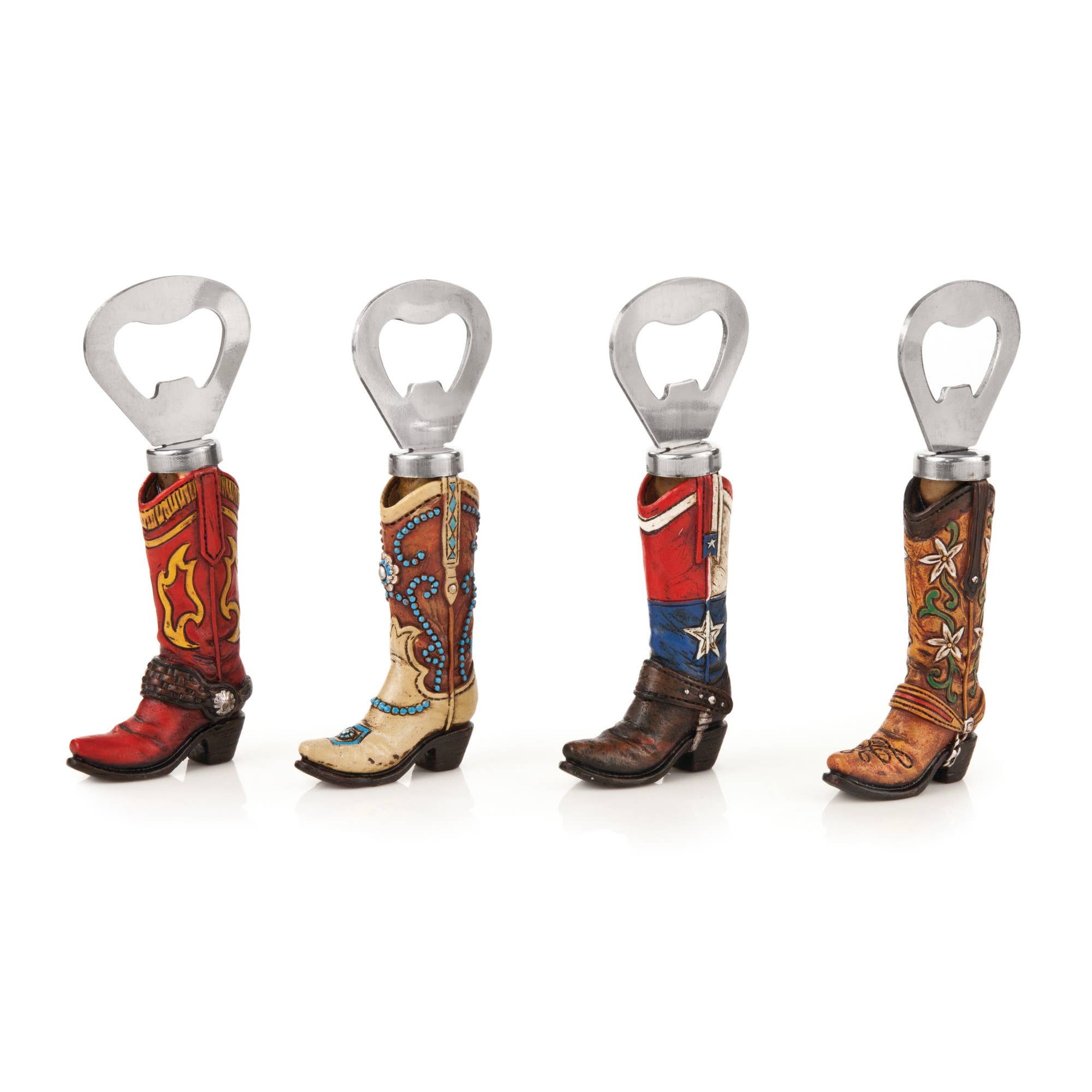 Foster & Rye - Vente Ouvre-bouteille/tire-bouchon - Décapsuleurs en forme de bottes de cowboy en couleurs assorties1