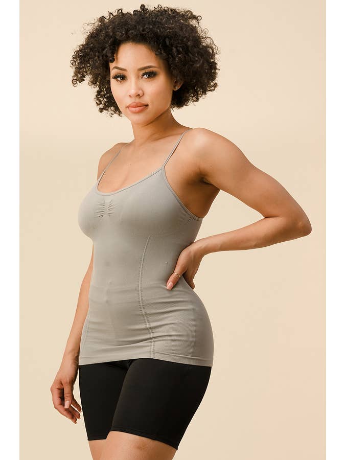 Amerikan Basics - Wholesale Camisole - Women's - Shelf Bra Seamless Camisole 9