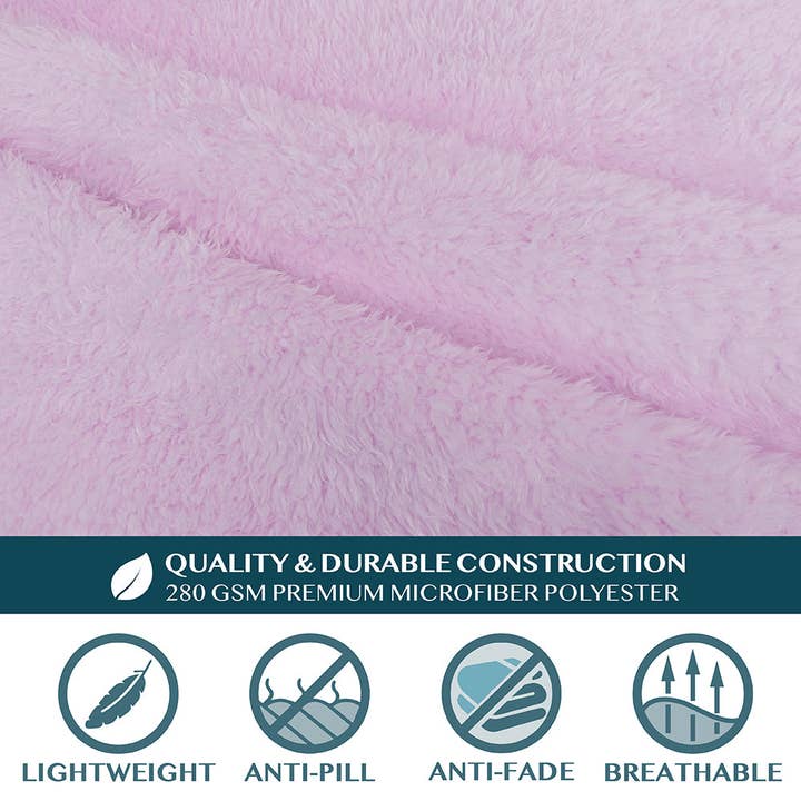Pavilia - Wholesale Throw Blanket - Sherpa Fluffy Blanket with Sleeves33