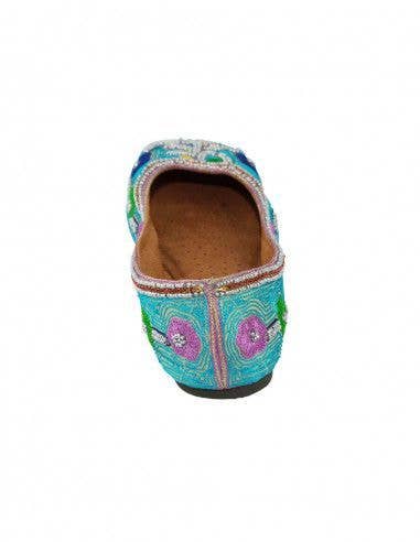 Kimago Look - Wholesale Flats - Women's - Light blue ballerina with embroidery and stones6