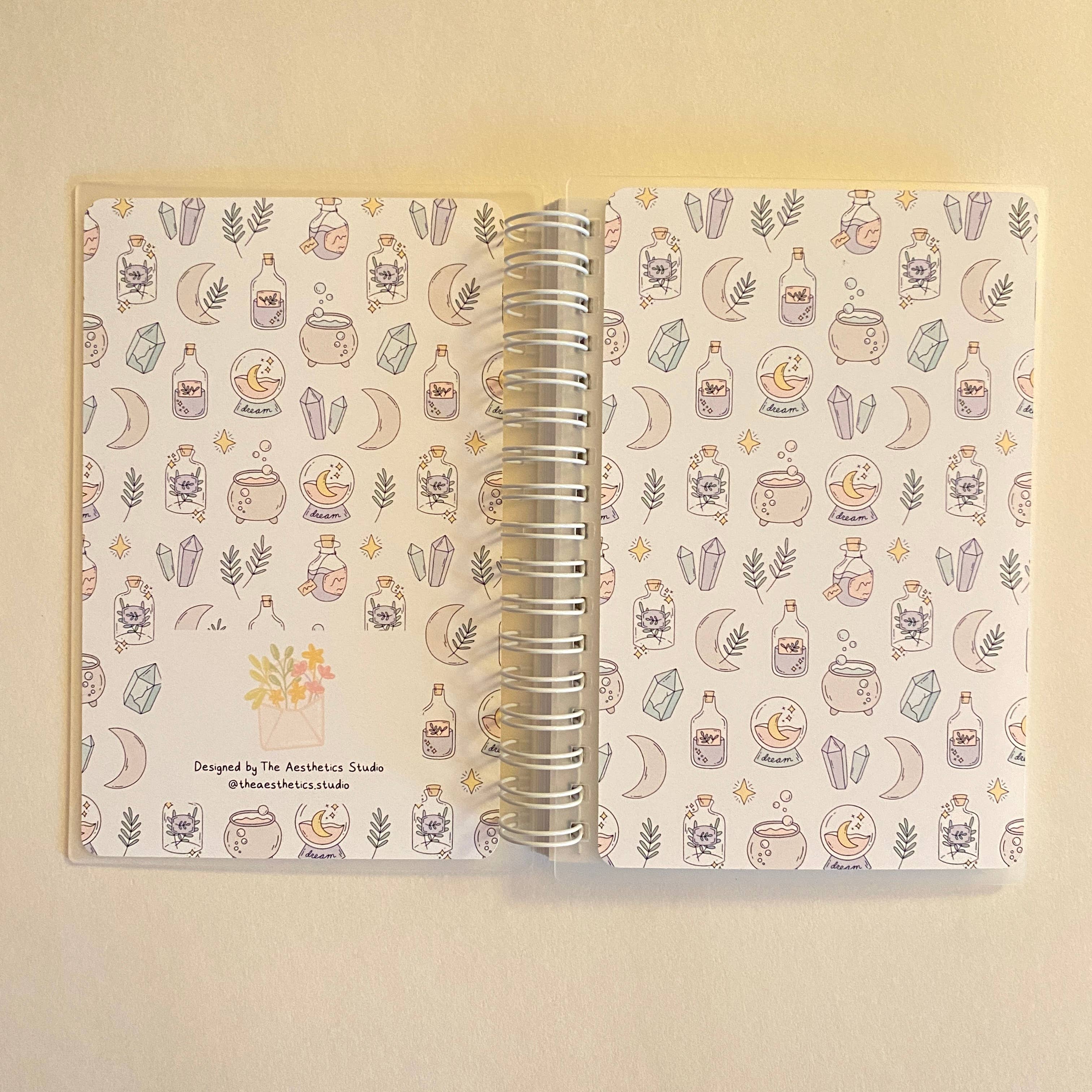 The Aesthetics Studio - Wholesale Sticker - magical moon reusable sticker storage book2