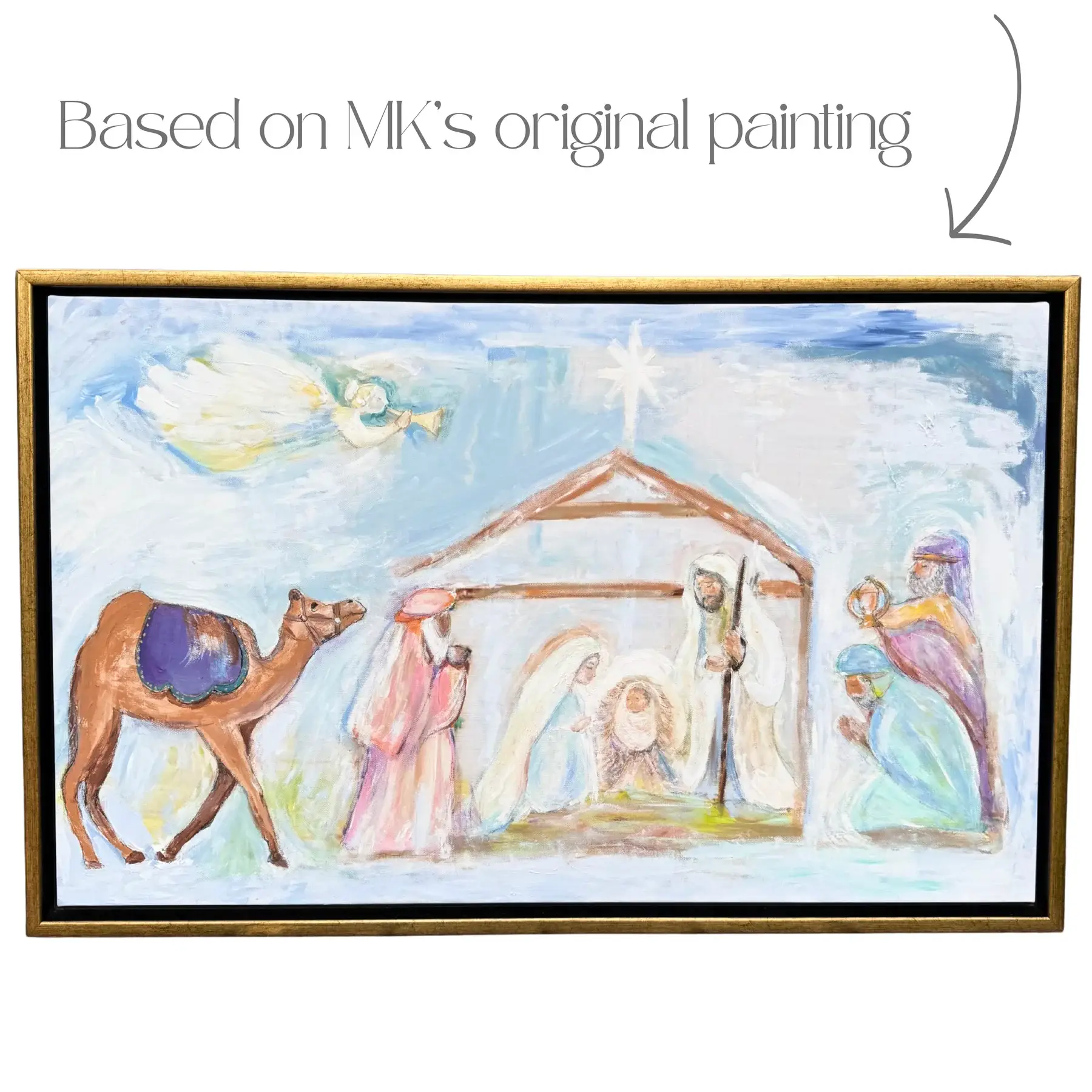 MK Decker Designs - Wholesale Decorative Tabletop Object - “Nativity 7 Piece Set” Acrylic Shelfie7