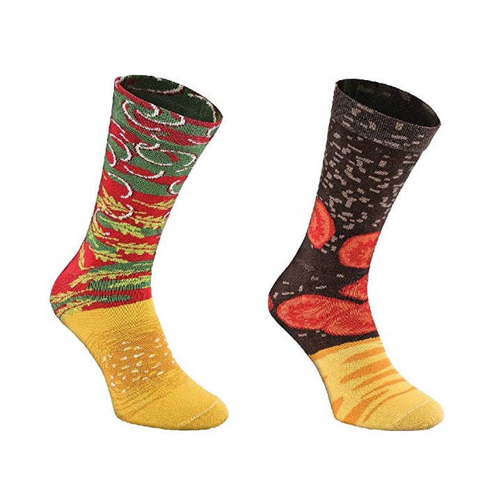 Funkyrel® Atzbranding Limited - Wholesale Socks - Women's - Foodie - Hamburger Socks 3 Pairs4