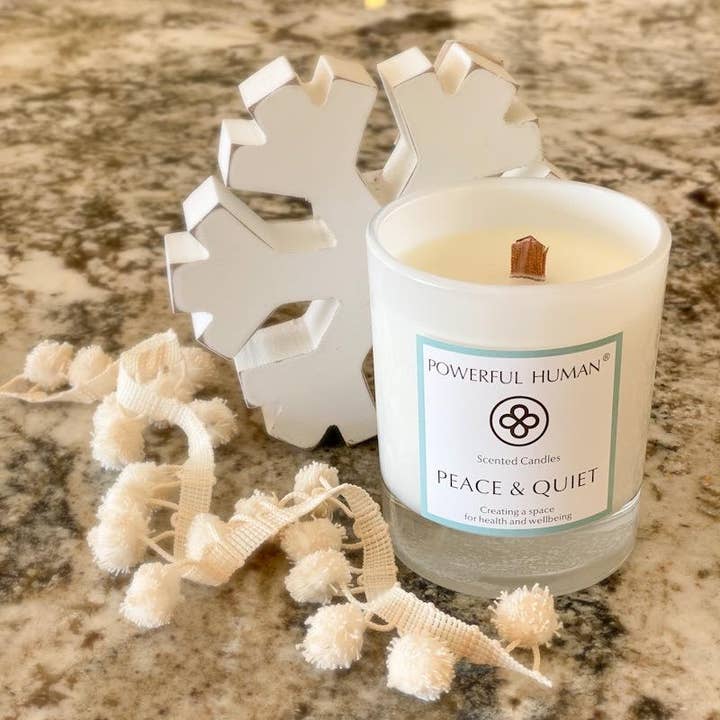 PEACE AND QUIET 7.76oz (220g) Creating a space for health and wellbeing for wholesale by Powerful Human