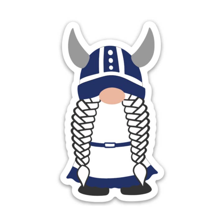 Autocollant nain Viking finlandais pour la vente par Scandinavian Design Studio