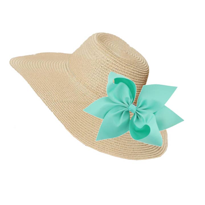 Peachy Pendants - Wholesale Straw Hat - Women's - The Chatham Straw Hat with Interchangeable Bow -Choose Color15