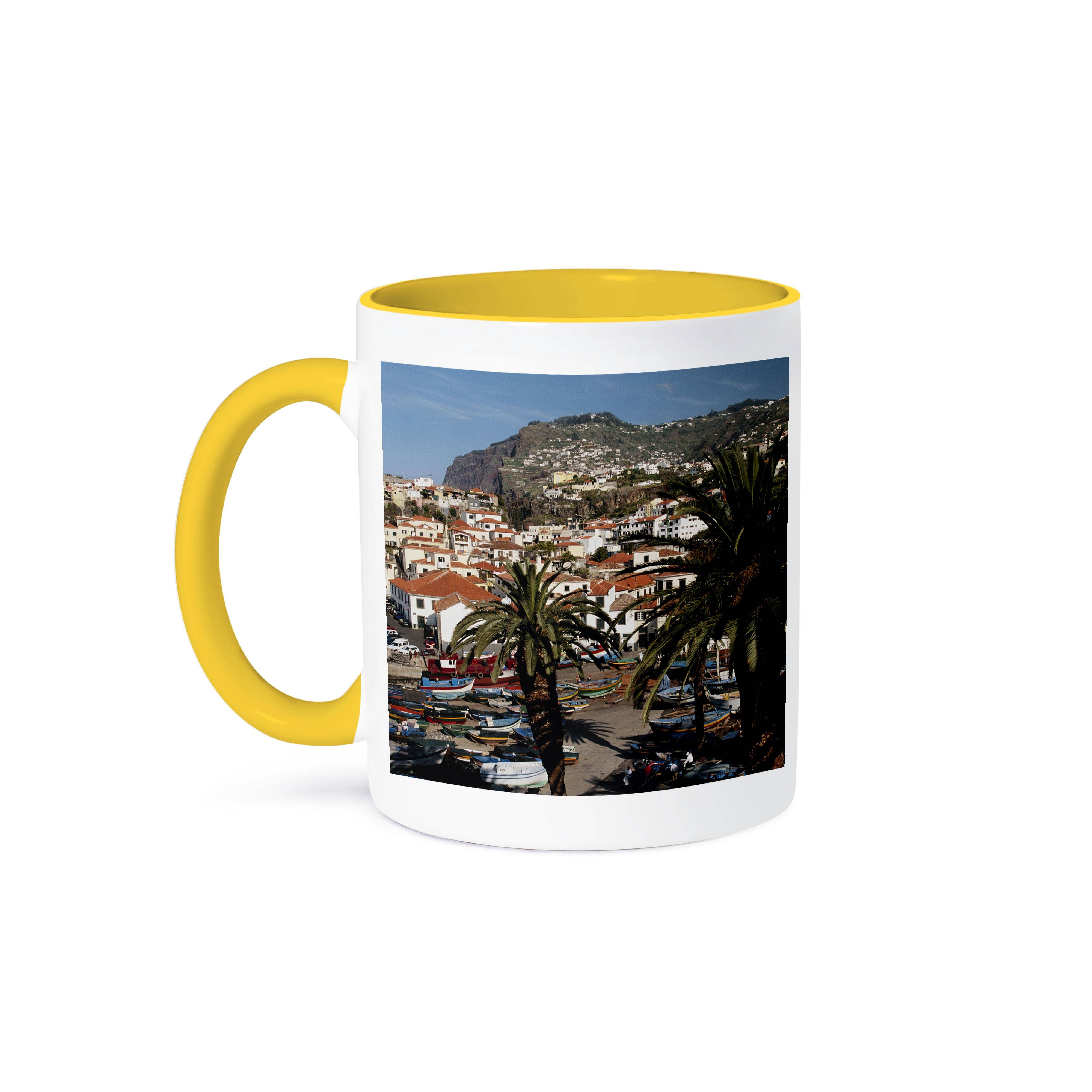 3dRose - Wholesale Coffee Mug - 3dRose, Portugal, Madeira, Camara de Lobos, Fishing boats in harbor and city., Mug0