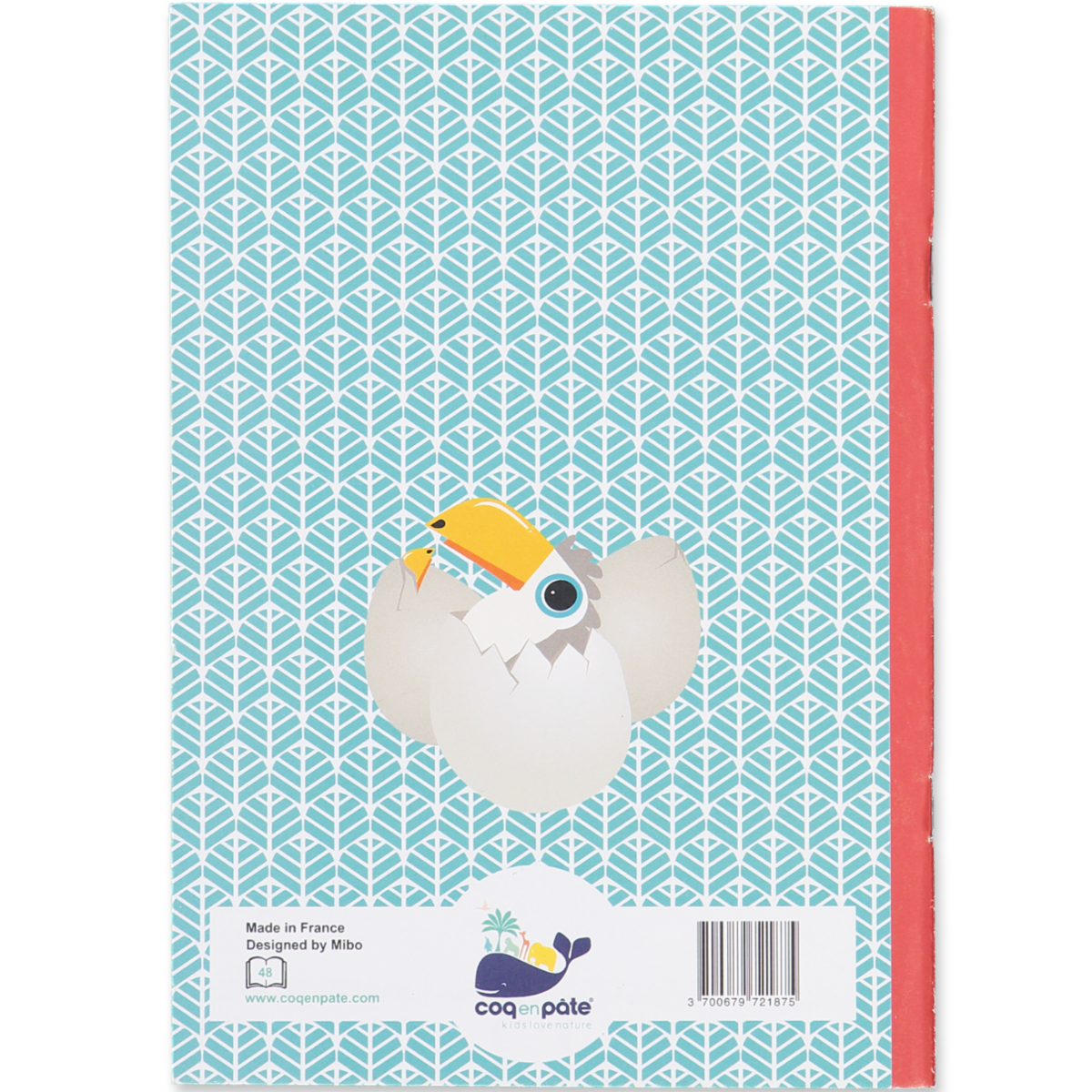 Coq En Pate - Wholesale Notebook - A5 Notebook - 48 pages in recycled paper - Toucan1