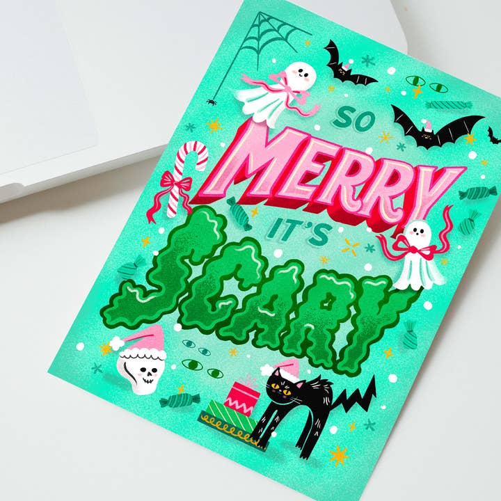 Julkort - Så glatt att det skrämmer för wholesale av To & From Gift Co.