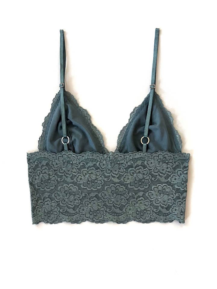 Clare Bare - Wholesale Bralette - Women's - Echo Longline Lace Bralette (multiple colors)6