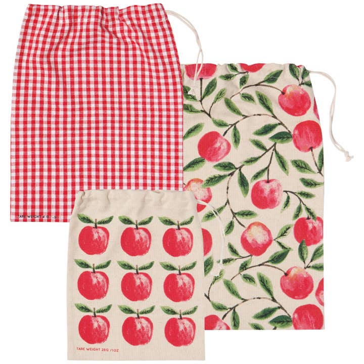Now Designs by Danica - Wholesale Grocery/Shopping Bag - Orchard Reusable Produce Bags Set of 3