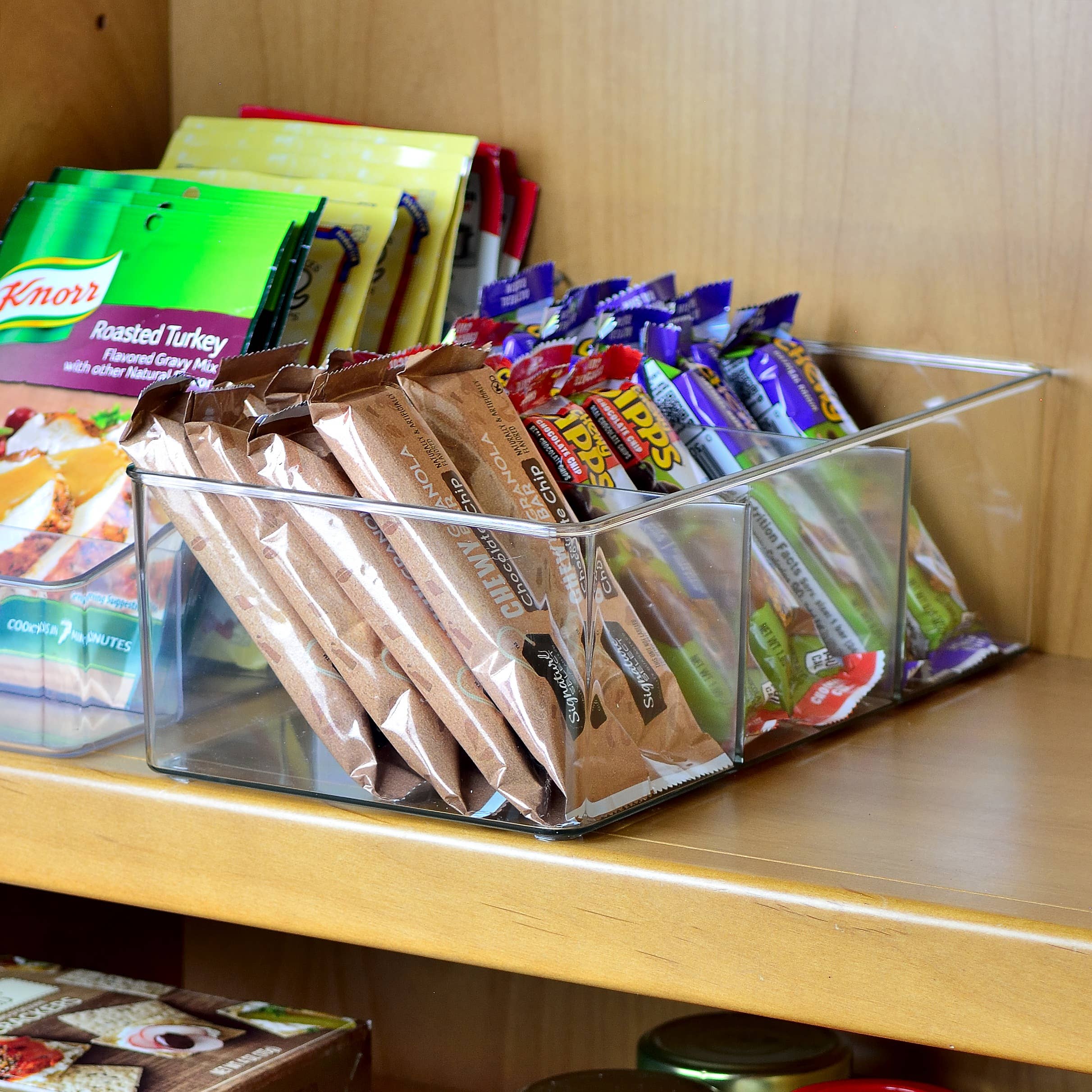 Youngever - Wholesale Kitchen storage/organiser - Youngever 2 Pack Clear Plastic Packet Storage Organizer3