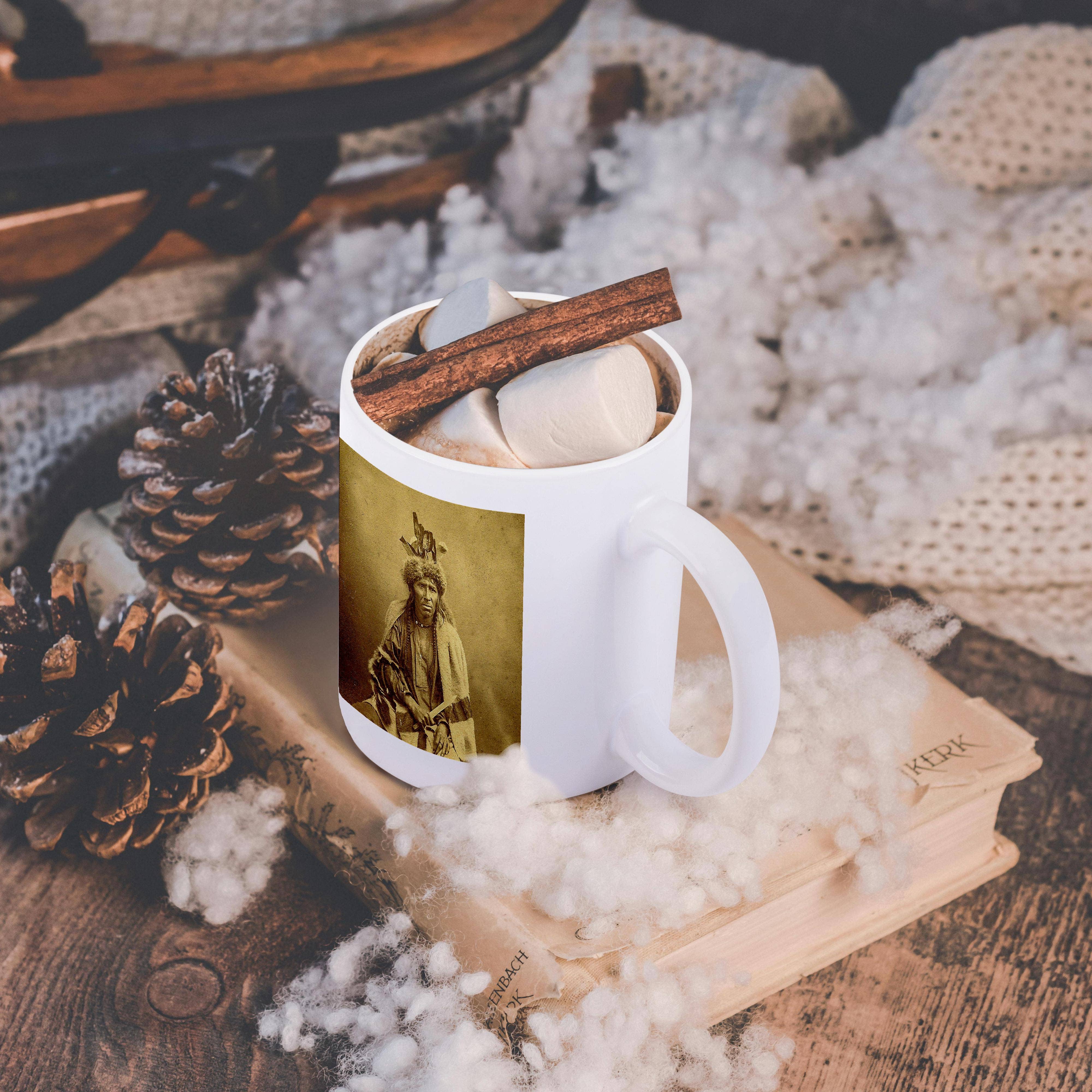 3dRose - Wholesale Coffee Mug - 3dRose, Vintage Stereoview Card 1870 Native American Chippewa Chief Bitter Man, Mug11